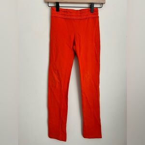 Lemon loves Lime girls orange ruffle leggings pants 8